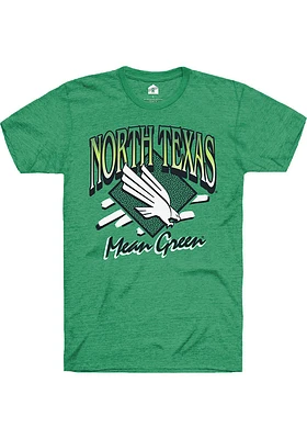Rally North Texas Mean Green Throwback Short Sleeve Fashion T Shirt