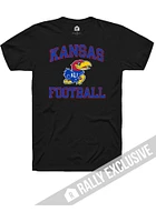 Rally Kansas Jayhawks Football Number One Short Sleeve T Shirt