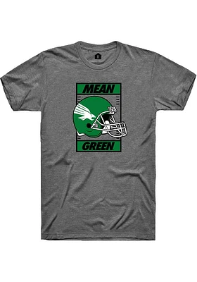 Rally North Texas Mean Green Grey Football Short Sleeve T Shirt
