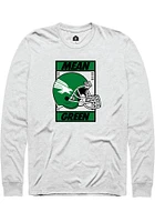 Rally North Texas Mean Green White Football Long Sleeve T Shirt