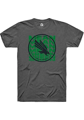 Rally North Texas Mean Green Grey Repeat Short Sleeve T Shirt