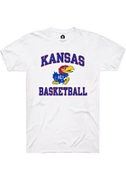 Rally Kansas Jayhawks Basketball Number One Short Sleeve T Shirt