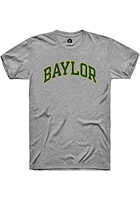 Rally Baylor Bears Charcoal Dual Blend Arch Name Short Sleeve T Shirt