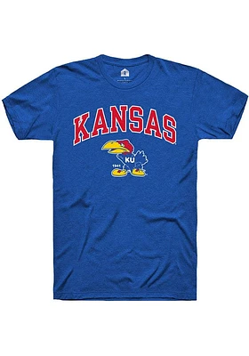 Rally Kansas Jayhawks Arch Mascot 1941 Short Sleeve T Shirt