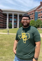 Rally Baylor Bears Green Triblend State Shape Short Sleeve Fashion T Shirt
