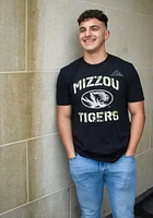 Rally Missouri Tigers Black Folds of Honor Camo Number One Short Sleeve Fashion T Shirt