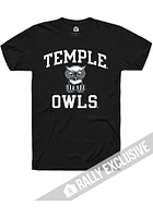 Rally Temple Owls No1 Graphic Short Sleeve T Shirt