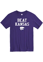 Rally K-State Wildcats Purple Beat Kansas Short Sleeve T Shirt