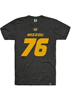 Javon Foster Missouri Tigers Black Football Player Name And Number Short Sleeve T Shirt