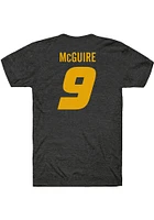 Isaiah McGuire Missouri Tigers Black Football Player Name And Number Short Sleeve Fashion T..