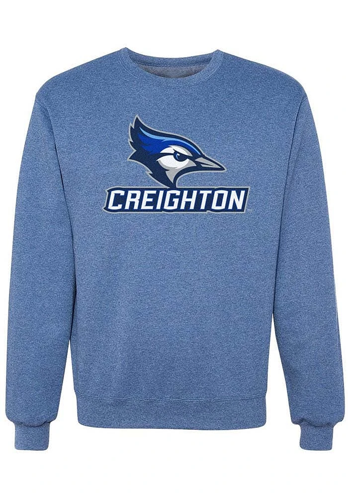 Rally Creighton Bluejays Mens Blue Alternate Logo Long Sleeve Fashion Sweatshirt