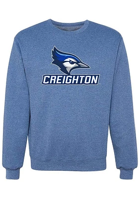 Rally Creighton Bluejays Mens Blue Alternate Logo Long Sleeve Fashion Sweatshirt