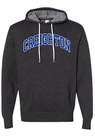 Rally Creighton Bluejays Mens Charcoal Arch Name Fashion Hood