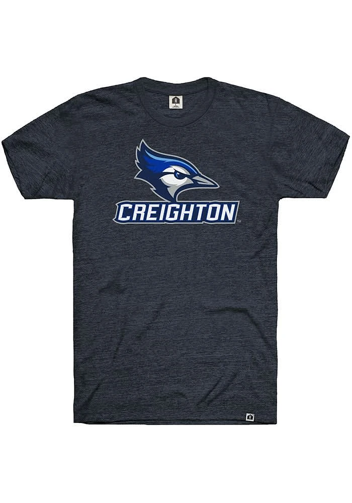Rally Creighton Bluejays Navy Blue Alternate Logo Short Sleeve Fashion T Shirt