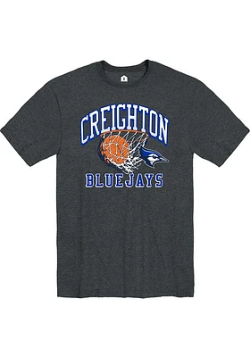 Rally Creighton Bluejays Black Basketball Short Sleeve Fashion T Shirt