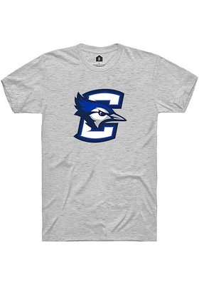Rally Creighton Bluejays Grey Primary Logo Short Sleeve T Shirt