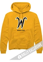 Rally Wichita State Shockers Mens Gold Alternate Logo Long Sleeve Hoodie