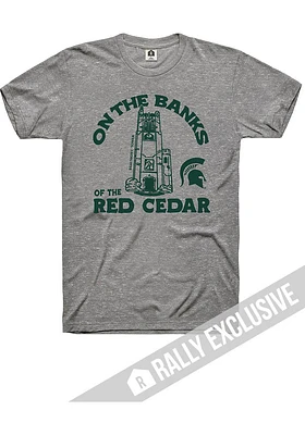 Rally Michigan State Spartans Grey Brands, Inc. Short Sleeve Fashion T Shirt