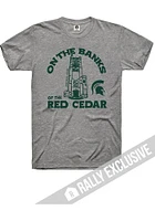 Rally Michigan State Spartans Grey Brands, Inc. Short Sleeve Fashion T Shirt