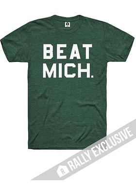 Rally Michigan State Spartans Green Bold Brands, Inc. Short Sleeve Fashion T Shirt