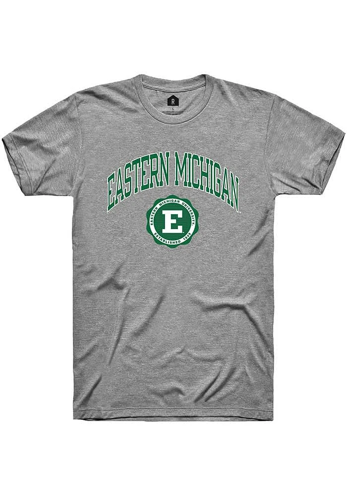 Rally Eastern Michigan Eagles Charcoal Seal Short Sleeve T Shirt