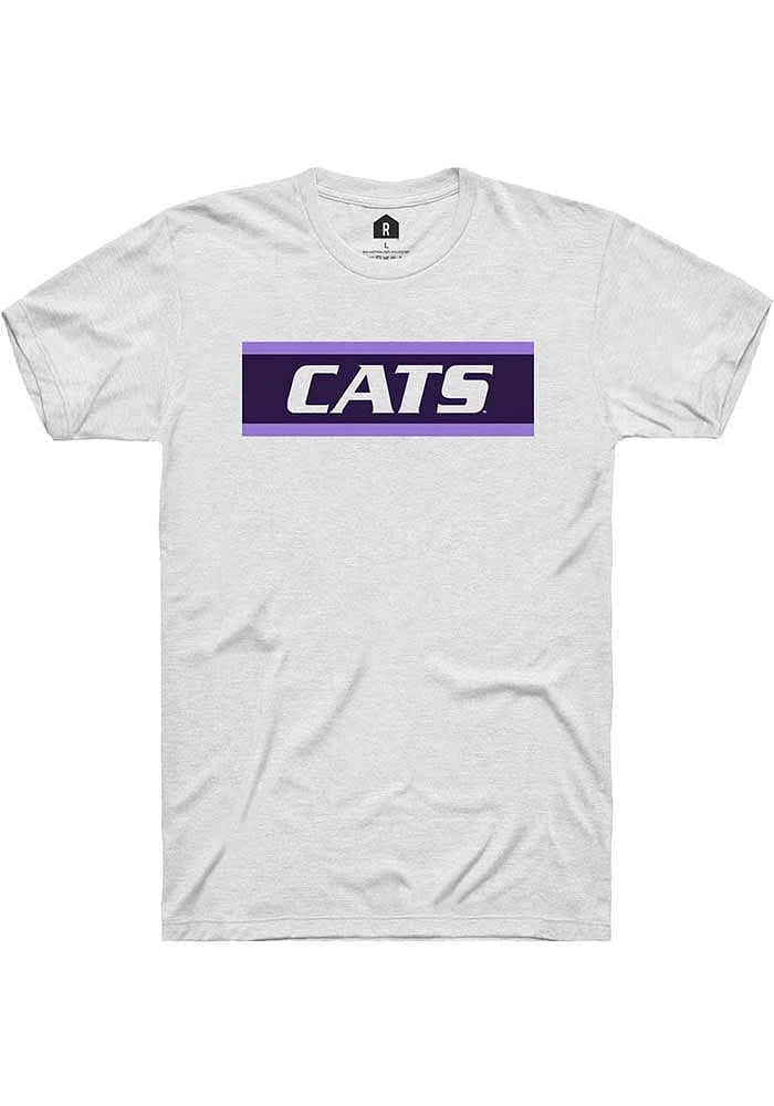 Rally K-State Wildcats White Cats Block Short Sleeve T Shirt