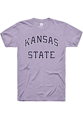 Rally K-State Wildcats Lavender Arch Name Short Sleeve T Shirt