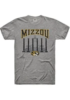 Rally Missouri Tigers Grey Column Triblend Short Sleeve Fashion T Shirt