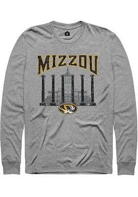 Rally Missouri Tigers Grey Column Long Sleeve T Shirt