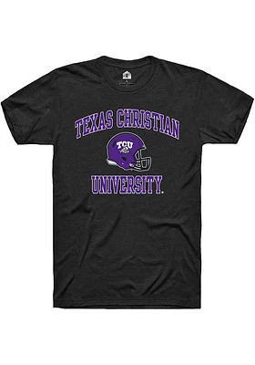 Rally TCU Horned Frogs Football Helmet Short Sleeve T Shirt