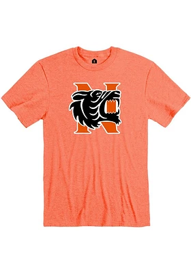 Rally Norman High School Tigers Orange Primary Team Logo Short Sleeve Fashion T Shirt