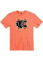 Rally Norman High School Tigers Orange Primary Team Logo Short Sleeve Fashion T Shirt