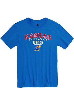Rally Kansas Jayhawks Blue Alumni Pill Short Sleeve T Shirt