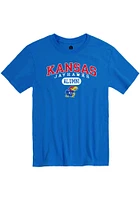 Rally Kansas Jayhawks Blue Alumni Pill Short Sleeve T Shirt