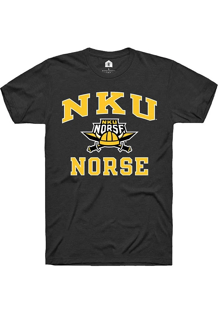 Rally Northern Kentucky Norse Black Number One Graphic Short Sleeve T Shirt