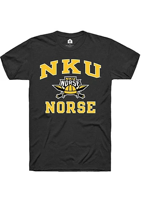 Rally Northern Kentucky Norse Black Number One Graphic Short Sleeve T Shirt