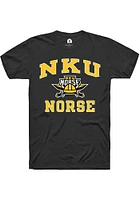 Rally Northern Kentucky Norse Black Number One Graphic Short Sleeve T Shirt