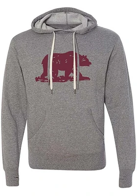 Rally Missouri State Bears Mens Grey Mascot Fashion Hood