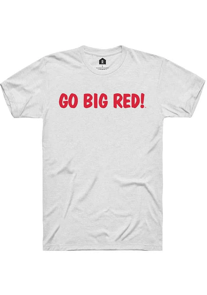 Rally Nebraska Cornhuskers White Vault GBR Short Sleeve T Shirt