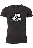 Rally TCU Horned Frogs Youth Black Primary Short Sleeve Fashion T-Shirt
