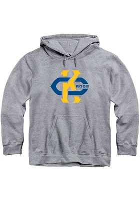 Rally UMKC Roos Mens Grey VAULT KC Long Sleeve Hoodie