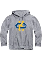 Rally UMKC Roos Mens Grey VAULT KC Long Sleeve Hoodie