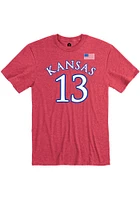Holly Kersgieter Kansas Jayhawks Name and Number Short Sleeve Player T Shirt