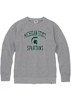 Rally Michigan State Spartans Mens Triblend Long Sleeve Fashion Sweatshirt