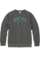 Rally Michigan State Spartans Mens Triblend Long Sleeve Fashion Sweatshirt