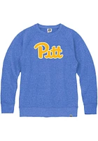 Rally Pitt Panthers Mens Triblend Long Sleeve Fashion Sweatshirt