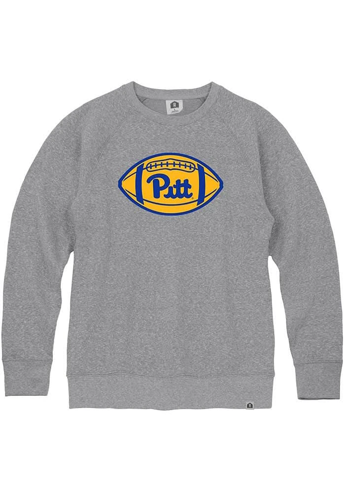 Rally Pitt Panthers Mens Triblend Long Sleeve Fashion Sweatshirt