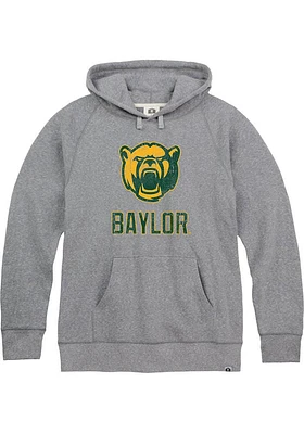 Rally Baylor Bears Mens Grey Name Drop Triblend Fashion Hood