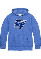 Rally Grand Valley State Lakers Mens Blue Primary Logo Triblend Fashion Hood