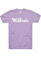 Rally K-State Wildcats Lavender Script Short Sleeve T Shirt